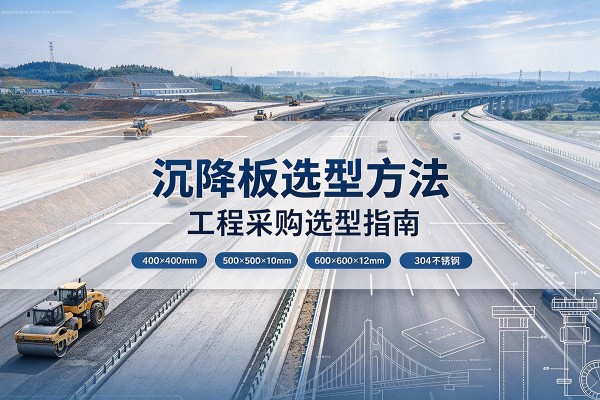 巨鹿沉降板选择方法